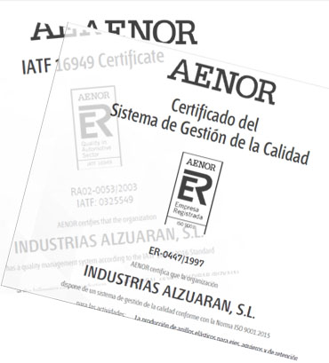 Certificaciones de Calidad ISO AENOR